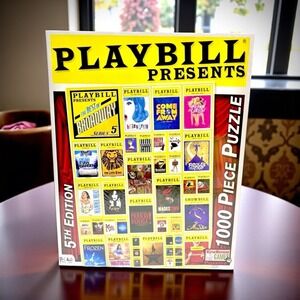 NEW Playbill Broadway Cover Jigsaw Puzzle - 1000 Piece FACTORY SEALED